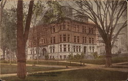 Campus and Hopkins Hall Postcard