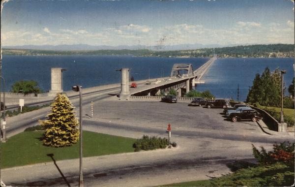 Lake Washington Floating Bridge Seattle