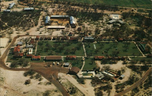 Aerial view of 49ers' Ranch Resort Tucson Arizona