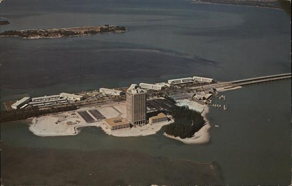 New Plymouth Harbor and Harbor Apartment Buildings Sarasota Florida