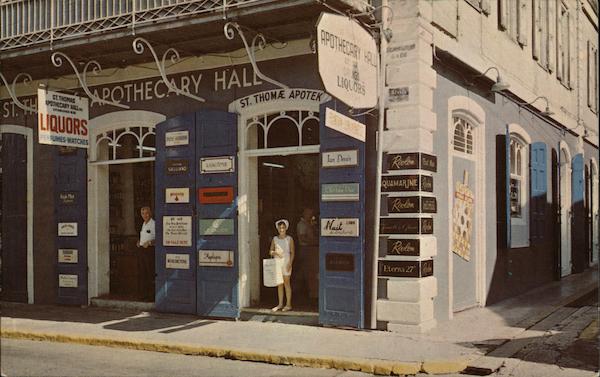Apothecary Hall St. Thomas Virgin Islands Caribbean Islands
