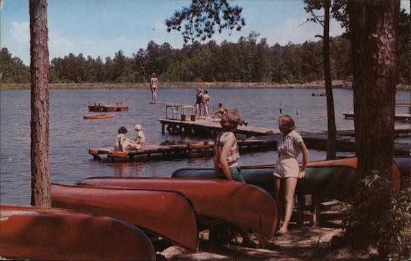 Scene at Beautiful Camp Fern Marshall Texas Helen S. O'Brien