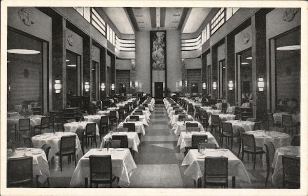 Ninth Floor Restaurant, The Eaton Company Montreal PQ Canada