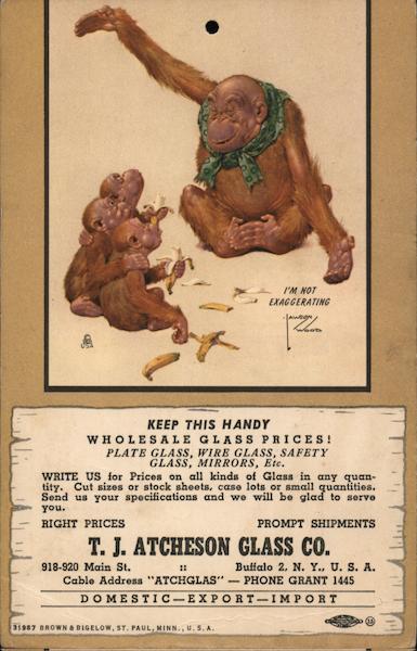 T. J. Atcheson Glass Co. Buffalo New York Lawson Wood