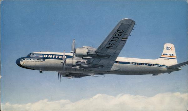 United's new 365-mph DC-7 Aircraft