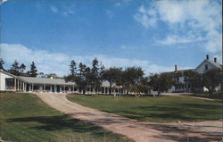 The Yardarm Motel and Restaurant Searsport, ME Postcard Postcard Postcard