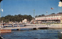 Amusement Park, Okoboji Lake Postcard