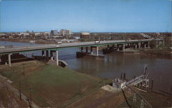 Pioneer Memorial Bridge Sacramento, CA Postcard Postcard Postcard