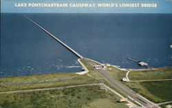 Lake Pontchartrain Causeway New Orleans, LA Postcard Postcard Postcard