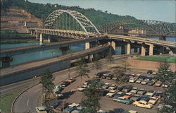 Fort Pitt Tunnel and Bridge Pittsburgh, PA Postcard Postcard Postcard
