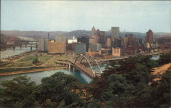 Golden Triangle from Mt. Washington Pittsburgh, PA Postcard Postcard Postcard