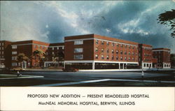 MacNeal Memorial Hospital Berwyn, IL Postcard Postcard Postcard