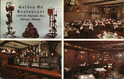 Golden Ox Restaurant Postcard