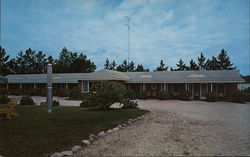 Pine View Motel and Restaurant Postcard