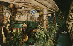 Papeete Dining Room - Kon-Tiki Ports Restaurant Postcard