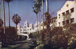 Beverly Hills Hotel California Postcard Postcard Postcard