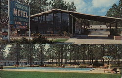 Folkston Motel Postcard