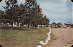 Pine Lawn Motor Court and Cafe Roberta, GA Postcard Postcard Postcard