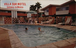 Villa Sur Motel Calexico, CA Postcard Postcard Postcard