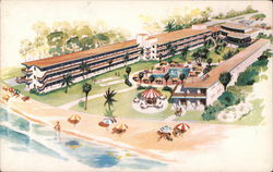 Beach Club Hote Postcard