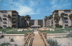 Sea Coast Gardens I, "A View From the Beach" Postcard