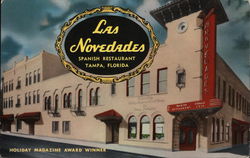 Las Novedades Spanish Restaurant Tampa, FL Postcard Postcard Postcard