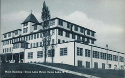 Main Building, Swan Lake Hotel Postcard