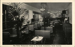 The Palms Restaurant and Soda Service Greensboro, NC Postcard Postcard Postcard