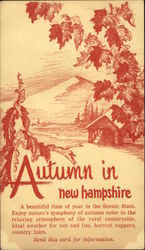 Autumn in New Hampshire Postcard