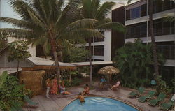 Kuhio Palms Hotel Postcard