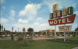 Bambi Motel Postcard