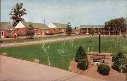Uniontown Motel and Howard Johnson's Restaurant Postcard