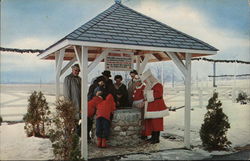 The Wishing Well at Christmas Park Postcard