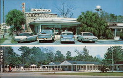 The Magnolia Restaurant and Motel Postcard