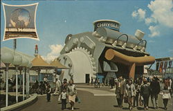 Chrysler Corporation Exhibit 1964 NY Worlds Fair Postcard Postcard Postcard