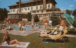 Pocono Mountain Inn Postcard
