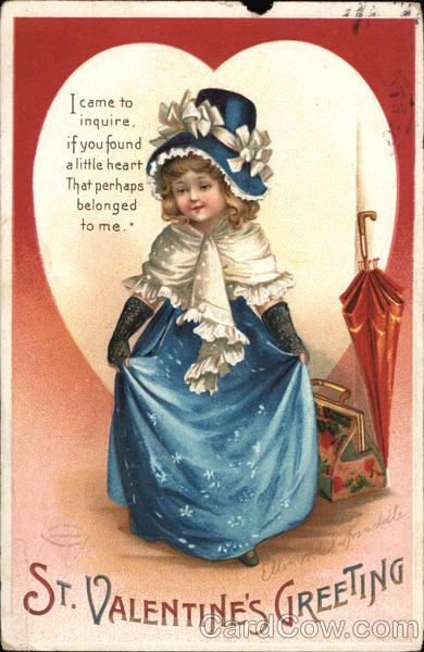 St. Valentine's Greeting Ellen Clapsaddle Children