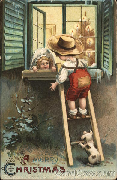 A Merry Christmas Ellen Clapsaddle Children