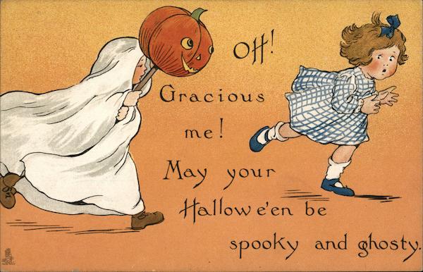Oh! Gracious me! May your Halloween be spooky and ghosty.