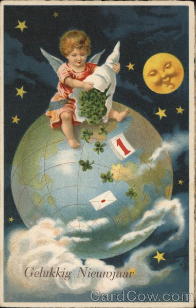 Gelukkig Nieurojaar JM Port Angels & Cherubs