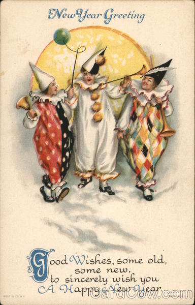 New Year Greeting New Year's