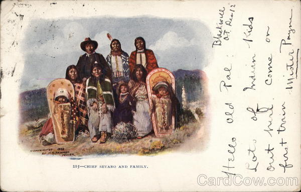 Chief Sevaro and Family Native Americana