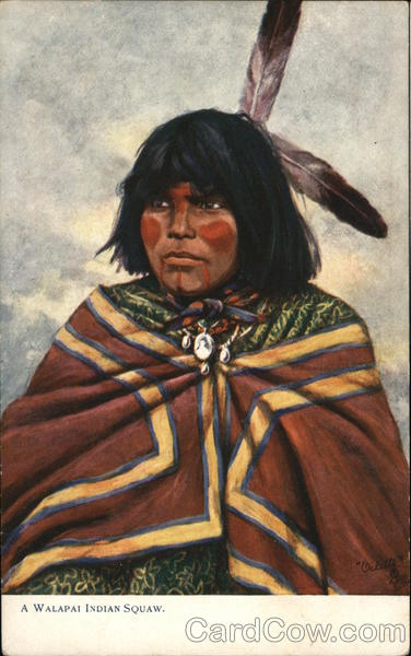 A WalapaI Indian Squaw Oilette Native Americana