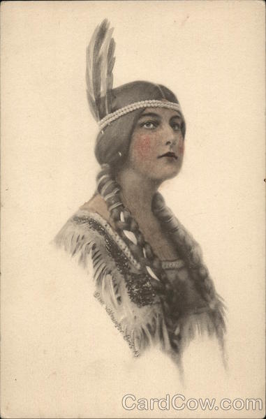 Indian Maiden Native Americana