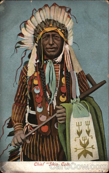 Chief Skin Cote Native Americana