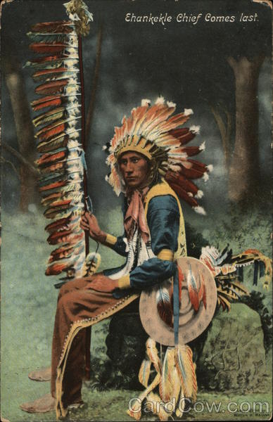 Ehasnkekle Chief Comes Last Native Americana