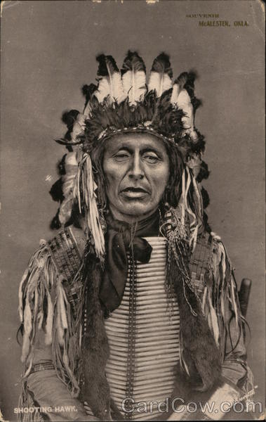 Shooting Hawk McAlester Oklahoma Native Americana