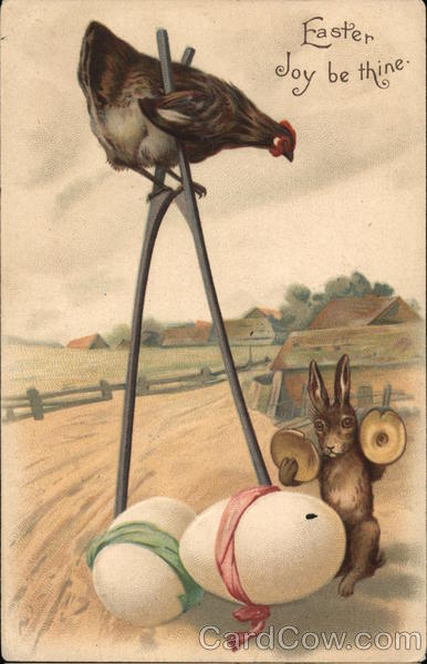 Easter Joy be thine - Chicken on Stilts Eggs