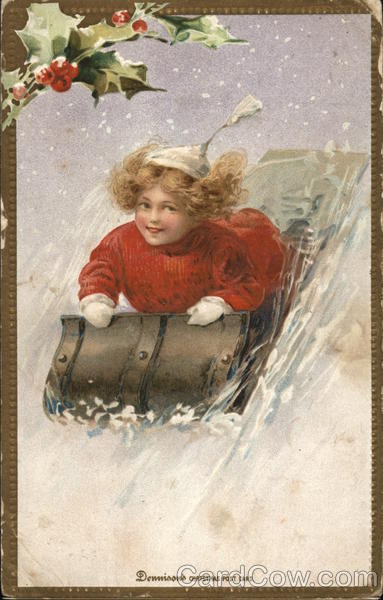 Fun Sledding Children