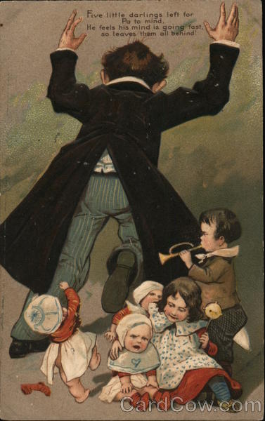 Five Little Darlings left for Pa to Mind Children